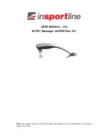 Предварительный просмотр 1 страницы Insportline IN 7691 User Manual