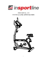 Preview for 1 page of Insportline IN 8723 User Manual