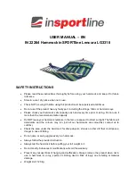 Preview for 1 page of Insportline Lencura LG3318 User Manual