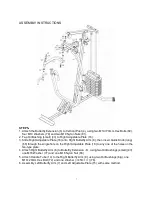 Preview for 8 page of Insportline Profigym C50 User Manual