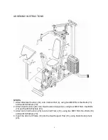 Preview for 10 page of Insportline Profigym C50 User Manual