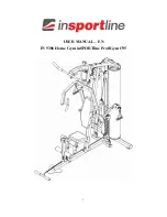 Insportline ProfiGym C95 User Manual preview