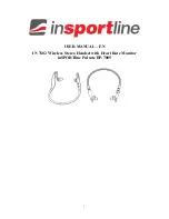 Preview for 1 page of Insportline Pulsate BP-7005 User Manual