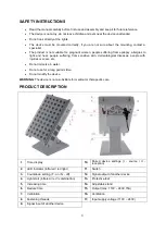 Предварительный просмотр 3 страницы Insportline Romanifra TL100 User Manual