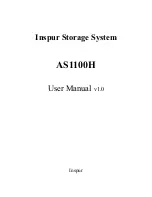 Inspur AS1100H User Manual предпросмотр