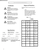 Предварительный просмотр 4 страницы Insta 1020 Operation And Maintenance Manual