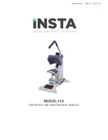 Insta 418 Operation And Maintenance Manual preview