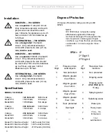 Preview for 4 page of Insta 718 Operation And Maintenance Manual