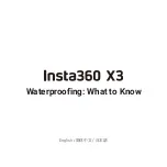 Preview for 1 page of Insta360 X3 Manual