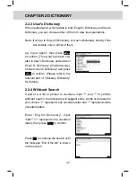 Preview for 62 page of Instant-Dict ED1300C User Manual