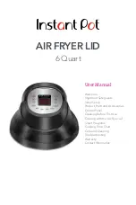 Instant Pot AIR FRYER LID User Manual предпросмотр