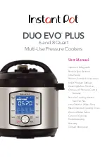 Instant Pot DUO EVO PLUS User Manual предпросмотр