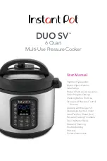 Preview for 1 page of Instant Pot DUO NOVA 10 Quart User Manual