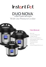 Instant Pot DUO NOVA Series User Manual предпросмотр