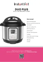 Preview for 1 page of Instant Pot DUO PLUS 101 User Manual