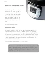 Предварительный просмотр 3 страницы Instant Pot IP-DUO Beginner'S Manual