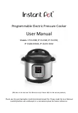 Instant Pot IP-DUO5-ENW User Manual preview