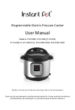 Preview for 1 page of Instant Pot IP-DUO50 User Manual