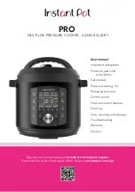 Instant Pot Pro 60 User Manual preview
