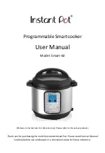 Instant Pot Smart-60 User Manual preview