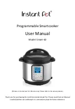 Предварительный просмотр 1 страницы Instant Pot Smart-60 User Manual