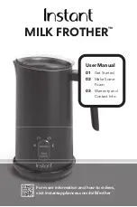 Instant MILK FROTHER User Manual предпросмотр