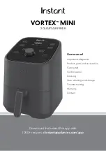 Instant Vortex Mini AQ User Manual preview