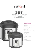 Предварительный просмотр 1 страницы Instant Zest 20C User Manual