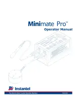 Предварительный просмотр 1 страницы Instantel Minimate Pro Series Operator'S Manual