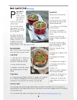 Preview for 8 page of InstantPot IP-LUX60 Recipe Manual