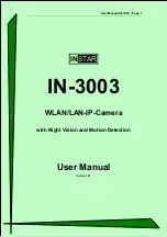 Instar IN-3003 User Manual preview