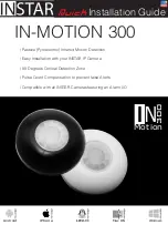 Preview for 1 page of Instar IN-MOTION 300 Quick Installation Manual