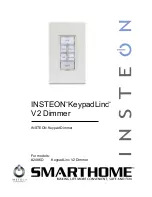 INSTEON 2486D User Manual preview