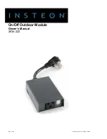 INSTEON 2634-222 Owner'S Manual предпросмотр