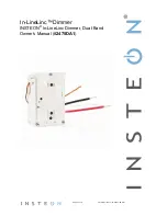 INSTEON In-LineLinc 2475DA1 Owner'S Manual предпросмотр