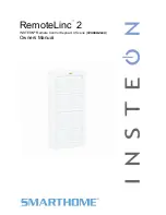 INSTEON RemoteLinc 2 Owner'S Manual предпросмотр