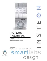 INSTEON RemoteLinc User Manual предпросмотр