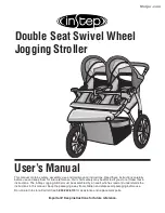 InStep Double Seat Swivel WheelJogging Stroller User Manual preview