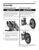 Preview for 8 page of InStep Double Seat Swivel WheelJogging Stroller User Manual