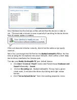 Preview for 7 page of InSync Speech Technologies Buddy DesktopMic 7G User Manual