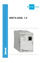 Preview for 1 page of insys icom ADSL 1.0 Series Manual