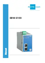 Предварительный просмотр 1 страницы insys icom EBW-E100 Manual