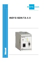 insys icom ISDN TA 4.0 Manual preview