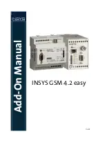 Preview for 1 page of INSYS GSM 4.2 easy Add-On Manual