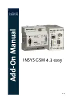 Preview for 1 page of INSYS GSM 4.3 easy Add-On Manual