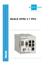 INSYS MoRoS GPRS 2.1 PRO Manual preview