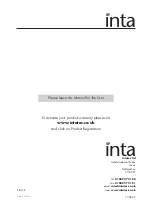 Preview for 12 page of Inta IR180CP Installation And Maintenance Instructions Manual