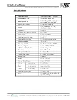 Preview for 6 page of Intec Controls AirSense I-310en Operator'S Manual