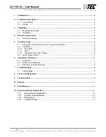 Предварительный просмотр 2 страницы Intec Controls AT03-005 User Manual