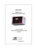 Intec Controls IIR-FD-R Installation, Operation And Maintenance Manual предпросмотр